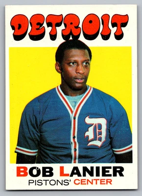 1971-72 Topps #63 Bob Lanier Pistons Rookie Foto 1 de 3