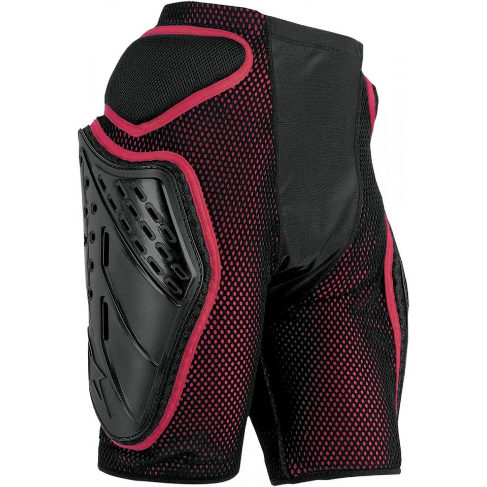 Alpinestars Bionic Free Ride Shorts Black Red Motorcycle