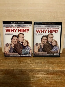 Why Him? (2016) 4K Ultra HD + Blu-ray + OOP Rare Slipcover! - Picture 1 of 2