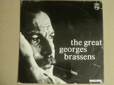 THE GREAT GEORGES BRASSENS LP ORIG PHILIPS BL.7832 RARE FRENCH FOLK CHANSON VG+ Foto 1 de 4