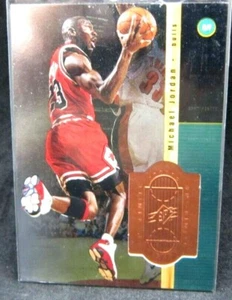 MICHAEL JORDAN 1997-98 UPPER DECK SPX FINITE PROMO CARD#S1!BULLS G GOAT HOF - Picture 1 of 2
