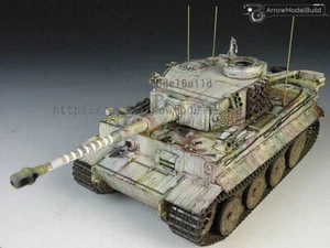 AeroModelBuild Tiger I Tank (Production/Snow) Built & Painted 1/35 Model Kit - Picture 1 of 8