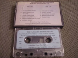 RARE PROMO Fabulous Thunderbirds CASSETTE TAPE Walk That Walk Talk That Talk '91 - Picture 1 of 2