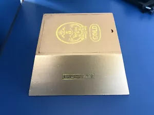 5 Vegas Bullion Gold Wood PYRAMID SHAPED Cigar Box UNIQUE Cedar Lined Honduras - Picture 1 of 6