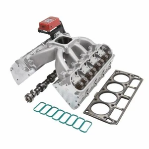 EB2081 Edelbrock Top End Engine Kit, Power Package, Intake Vic Jr., E-CNC Heads, - Picture 1 of 2