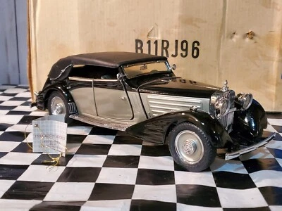 Franklin Mint 1939 Maybach Zeppelin 1:24 Scale Diecast Model Car B11RJ96 Black - Image 1 of 4