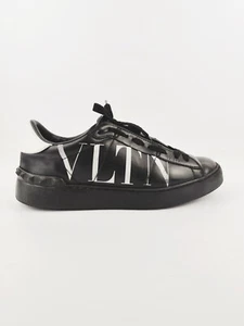 Valentino Garavani Open VLTN Black White Sneakers Usate EU 37.5 UK 4 US 7.5 - Imagen 1 de 14