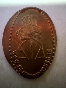 MONETA STRANIERA IRLANDA SCOGLIERE DI MOHER Penny schiacciato pressato allungato - Foto 1 di 3