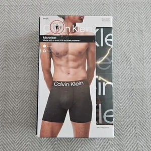 Calvin Klein Men Microfiber Stretch Tagless Boxer Brief Size Medium 5 Pack NWT - Picture 1 of 10