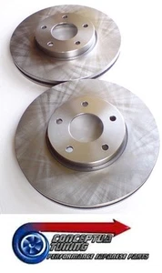 Discos de freno delanteros con especificaciones originales x 2 - para Nissan R33 Skyline GTR RB26DETT - Imagen 1 de 1