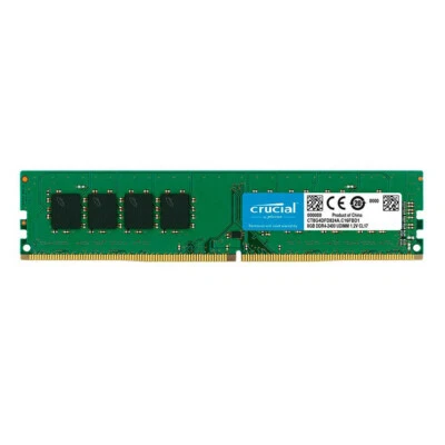 New Crucial 8GB DDR4 2400MHz PC4-19200 288-Pins UDIMM Memory Ram CT8G4DFD824A - Image 1 of 4