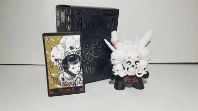 Death Arcane Divination Dunny 2017 Series Kidrobot Skull Tarot - Image 1 of 3
