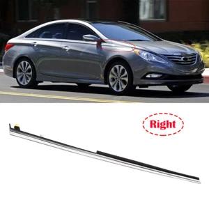 For 2011-2014 Hyundai Sonata Chrome Fender Molding Garnish Right Passenger Side - Picture 1 of 12