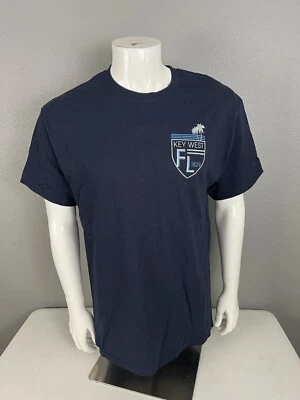 GEAR FOR SPORTS Men’s T Shirt Size Large ( Key West FL. ) NWT Blue  - Image 1 of 4