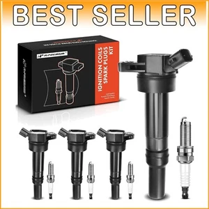 Performance Ignition Coil & Iridium Spark Plug Kit for Hyundai Elantra, Kia Soul - Picture 1 of 11
