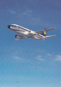34483/CARTOLINA - BOEING 737 - LUFTHANSA - inutilizzata - Foto 1 di 1
