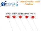 Utility Rachet Seal Security Twist Meter Plastic Meter Seal 400 Pcs Red Bfs