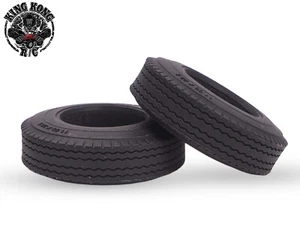 1.75" Tires (2 pcs) for Tamiya 1/14 R/C Tractor Trailer/Truck 1.75" Wheel - Picture 1 of 5