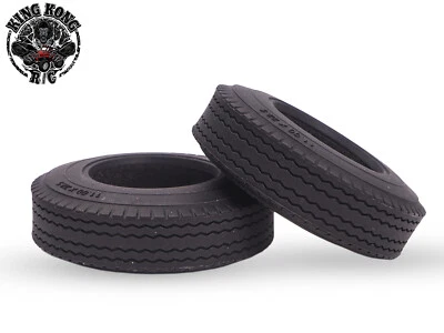 1.75" Tires (2 pcs) for Tamiya 1/14 R/C Tractor Trailer/Truck 1.75" Wheel - Image 1 of 4