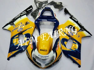 Blue Corona Extra ABS Injection Mold Bodywork Fairing Kit for GSXR600/750 01-03 - Picture 1 of 2
