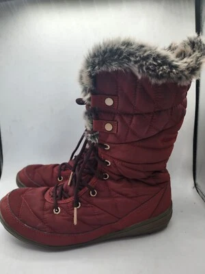 Columbia Women’s Heavenly Omni-Heat, Waterproof 200g Boots, Burgundy, Size 11 - Image 1 of 4