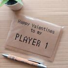 Funny Gamer Player one valentines Card - Happy valentines to my Player 1