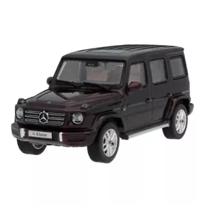 Mercedes-Benz Classe G Offroader W463 Miniatura Modello Auto pressofusa 1:43 Rosso Rubino - Foto 1 di 3