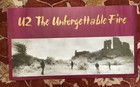 U2  The Unforgettable Fire  rare original promotional poster from 1984  