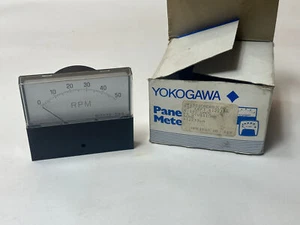 Yokogawa Panel RPM Meter Left 612233-5RX -50RPM 251300DRDR8JLA 612233A - Picture 1 of 9