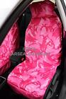 For Nissan QX (1995-00) Pink Camouflage Waterproof Car Seat Covers - 2 x Fronts