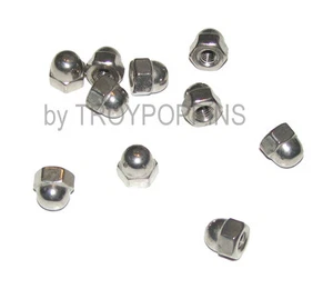 10-SS HEX CAP ACORN NUTS #10-32 FINE STAINLESS STEEL 18-8 HARDWARE FASTENERS - Picture 1 of 1