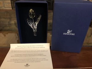 Swarovski #657335 gelbe Tulpe 1 Jahr Erneuerung Geschenk Kristall Blume im Ruhestand - Bild 1 von 3