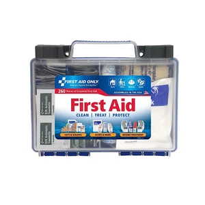 First Aid Only 91248 OSHA Compliant 50-Person Emergency Kit 260 Pieces Home Work - Picture 1 of 11