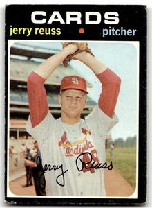 1971 Topps #158 Jerry Reuss Cardenales de San Luis ¡Conjunto como nuevo descanso! - Imagen 1 de 2