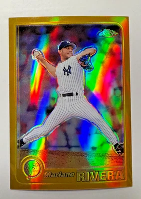 2001 Topps cromo - refractor dorado - Mariano Rivera #356 - Yankees - EX/NM RARO Foto 1 de 4