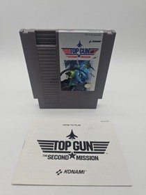 &curren; Top Gun &curren; (Game Cart) Good! Nintendo NES Authentic Cart And Manual