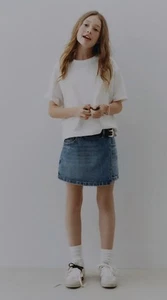 Zara Denin Skort Size 13/14 years - Picture 1 of 6