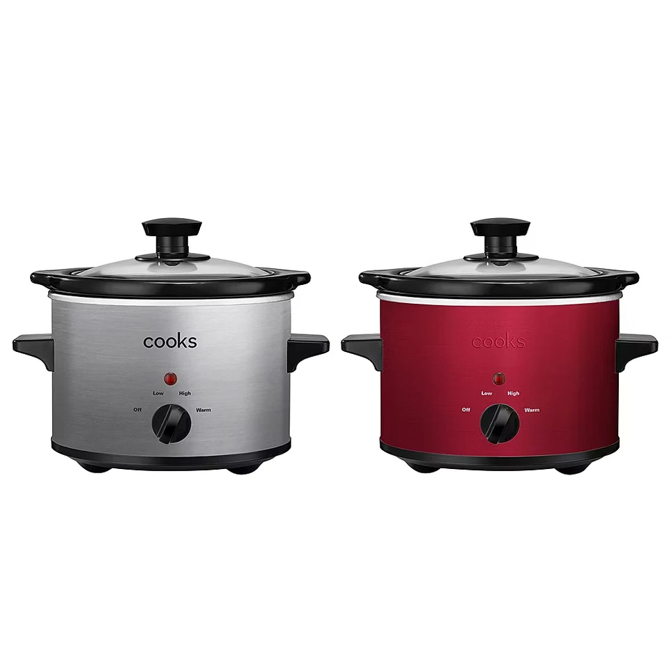 Olla de cocción lenta Cooks 1,5 cuartos de galón 22133 asas de transporte 120 W Foto 1 de 1