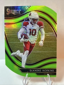 DeAndre Hopkins 2020 Panini Select #323 Neon Green Prizm Die Cut - Picture 1 of 2