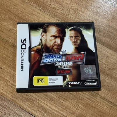 WWE Smackdown Vs Raw 2009 Featuring ECW Nintendo DS Game 2DS 3DS - Image 1 of 4