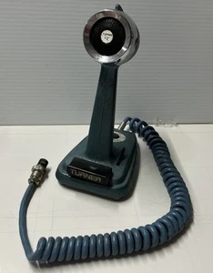 Vintage Turner SSB +2 Transistorized Desktop CB Ham Desk Microphone Untested - Zdjęcie 1 z 10