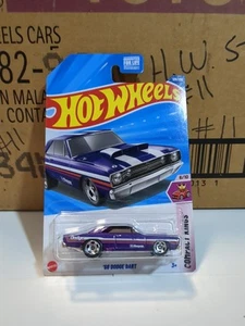 2025 Hot Wheels Purple 68 Dodge Dart Muscle Car Mopar Chrysler # 129/250 - Picture 1 of 6