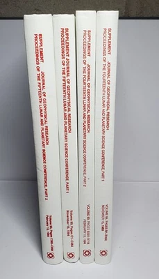 The Journal of Geophysical Research 4 Volumes (88-90) Hardcover 1983-84 - Image 1 of 4