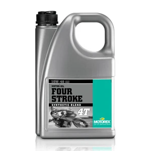 Aceite semi sintético para moto Motorex cuatro tiempos 4T 15W/50 4L JASO MA2 - Imagen 1 de 1