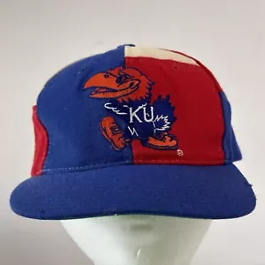 Vintage KU Jayhawks Top of the World TOW Hat University Of Kansas Snapback - Picture 1 of 9