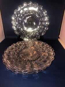 4 Westmoreland Berlin Reeded Waffle # 124 Plates 8 3/4" 1924 - Picture 1 of 5