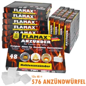 576 cubos de encendido encendedor de chimenea encendedor de carbón encendedor de barbacoa encendedor de horno Flamax - Imagen 1 de 7