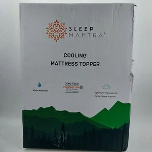 Sleep Mantra Twin Cooling Mattress Topper, Pillow-Top Optimum Thickness, Soft - Picture 1 of 4