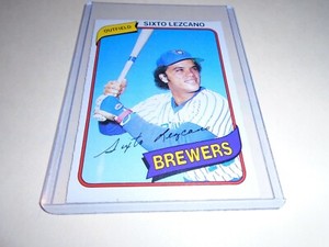OPC 1980  baseball cards / 114 SIXTO LEZCANO  Milwaukee Brewers