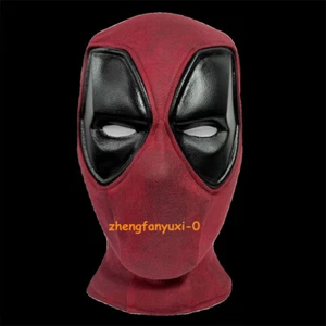 IN US!! Deadpool Wade Wilson Halloween Cosplay Full Face Mask Hood Visor Helmet - Picture 1 of 23